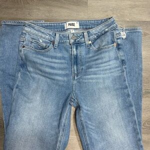 PAIGE CINDY straight leg jeans size:26